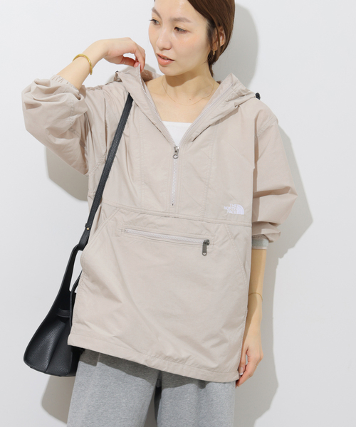 THE NORTH FACE(ザノースフェイス)の「《追加》撥水【THE NORTH FACE】 COMPACT ANORAK:ブルゾン NP22630(その他アウター・レディース・アイボリー/ブラック/ピンク・MEDIUM)」の17枚目の写真