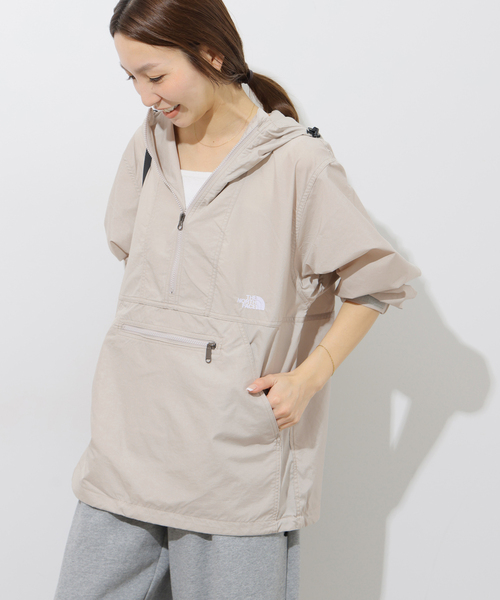 THE NORTH FACE(ザノースフェイス)の「《追加》撥水【THE NORTH FACE】 COMPACT ANORAK:ブルゾン NP22630(その他アウター・レディース・アイボリー/ブラック/ピンク・MEDIUM)」の19枚目の写真