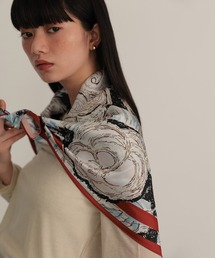 TENTO（テント）の「プリントスカーフ 大判（バンダナ/スカーフ）」