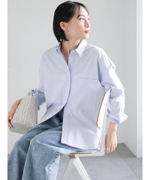 Te chichi(テチチ)の「スタンダードシャツ《2026 spring catalog item》(シャツ/ブラウス・レディース・ラベンダー/イエロー/オフホワイト/その他1・F)」の2枚目の写真