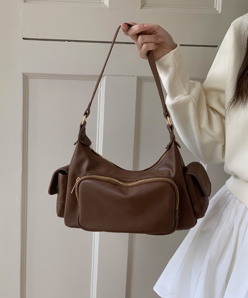 mebole(メボレ)の「Utility Multi Pocket Shoulder Bag(ショルダーバッグ・レディース・ブラウン/ブラック・FREE)」の18枚目の写真