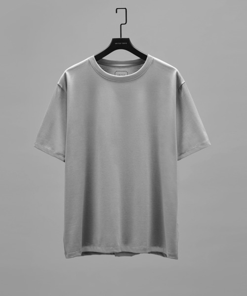 UNITED TOKYO(ユナイテッドトウキョウ)の「【幻のコットン】SEA ISLAND COTTON レギュラーTシャツ |世界最高峰コットン/ヨレ防止/ウォッシャブル/夏服/インナー/長持ち/防シワ性(Tシャツ/カットソー・メンズ・ブラック/ネイビー/ホワイト/ダークグレー/ライトグレー・1/4/3/2)」の3枚目の写真