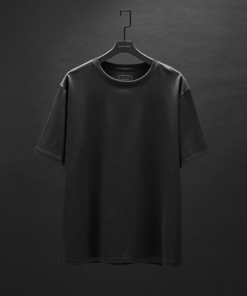 UNITED TOKYO(ユナイテッドトウキョウ)の「【幻のコットン】SEA ISLAND COTTON レギュラーTシャツ |世界最高峰コットン/ヨレ防止/ウォッシャブル/夏服/インナー/長持ち/防シワ性(Tシャツ/カットソー・メンズ・ブラック/ネイビー/ホワイト/ダークグレー/ライトグレー・1/4/3/2)」の2枚目の写真
