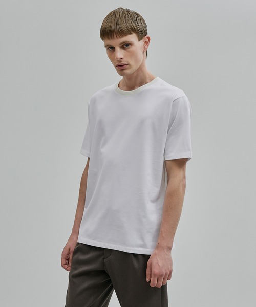 UNITED TOKYO(ユナイテッドトウキョウ)の「【幻のコットン】SEA ISLAND COTTON レギュラーTシャツ |世界最高峰コットン/ヨレ防止/ウォッシャブル/夏服/インナー/長持ち/防シワ性(Tシャツ/カットソー・メンズ・ブラック/ネイビー/ホワイト/ダークグレー/ライトグレー・1/4/3/2)」の14枚目の写真