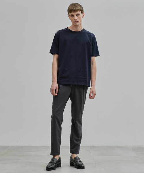 UNITED TOKYO(ユナイテッドトウキョウ)の「【幻のコットン】SEA ISLAND COTTON レギュラーTシャツ |世界最高峰コットン/ヨレ防止/ウォッシャブル/夏服/インナー/長持ち/防シワ性(Tシャツ/カットソー・メンズ・ブラック/ネイビー/ホワイト/ダークグレー/ライトグレー・1/4/3/2)」の8枚目の写真