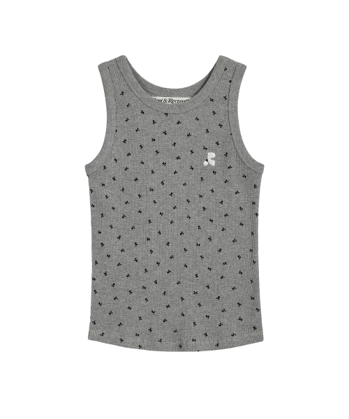 Rest&Recreation(レストアンドレクリエーション)の「RR PATTERN TANK TOP - GREY(Tシャツ/カットソー・レディース・その他・ONE)」の1枚目の写真