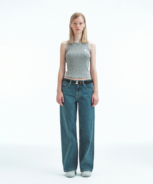 Rest&Recreation(レストアンドレクリエーション)の「RR PATTERN TANK TOP - GREY(Tシャツ/カットソー・レディース・その他・ONE)」の3枚目の写真