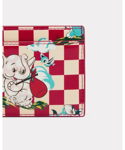 KENZO(ケンゾー)の「'KENZO Cartoon' レザー カードホルダー(その他小物・メンズ・レッド系その他・ONE SIZE)」の3枚目の写真