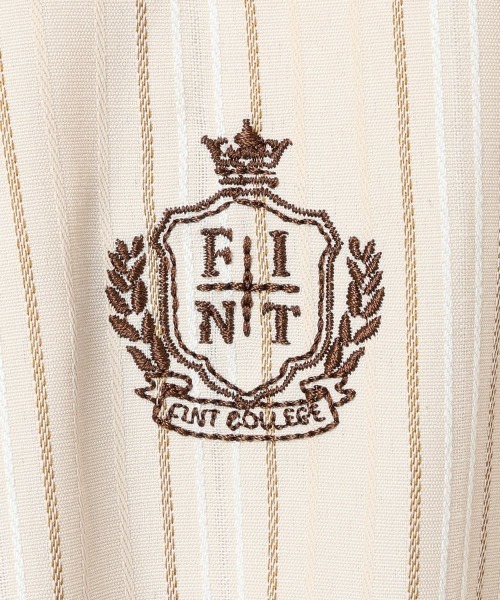 F i.n.t（フィント）の「ボリュームスリーブボウタイストライプワンピース/fint フィント（ワンピース・レディース・ライトベージュ/ブルーグレー・FREE）」の18枚目の写真