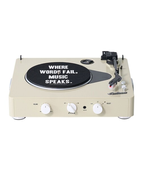 BEAMS RECORDS（ビームスレコーズ）の「Gadhouse / Brad Record Player MKⅡ（スピーカー・メンズ・オレンジ/オフホワイト・ONE SIZE）」の9枚目の写真