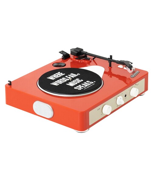 BEAMS RECORDS（ビームスレコーズ）の「Gadhouse / Brad Record Player MKⅡ（スピーカー・メンズ・オレンジ/オフホワイト・ONE SIZE）」の11枚目の写真