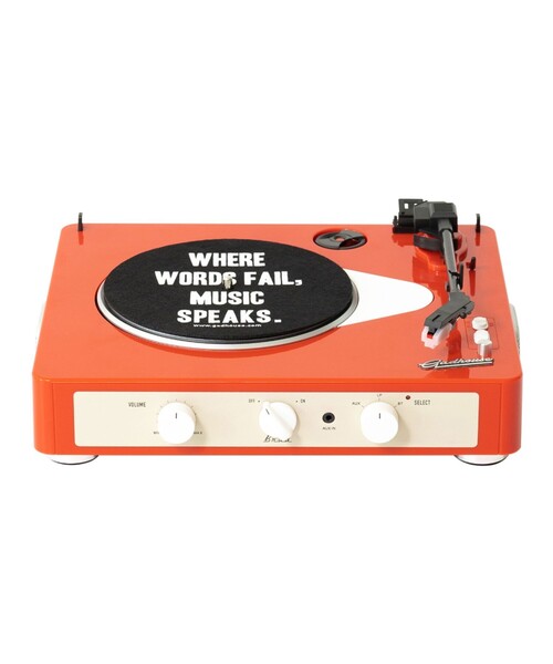 BEAMS RECORDS（ビームスレコーズ）の「Gadhouse / Brad Record Player MKⅡ（スピーカー・メンズ・オレンジ/オフホワイト・ONE SIZE）」の13枚目の写真