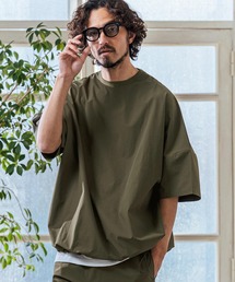 Magine（マージン）の「mt10254- Nylon Stretch Ripstop Drawstring Hem Relax Fit T-Shirt Tシャツ(MGN-261-031)（Tシャツ/カットソー）」
