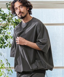 Magine | mt10254- Nylon Stretch Ripstop Drawstring Hem Relax Fit T-Shirt Tシャツ(MGN-261-031)(Tシャツ/カットソー)