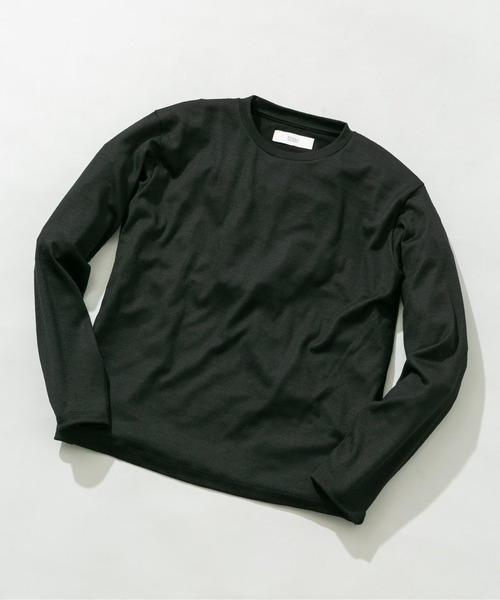 URBAN RESEARCH ROSSO MEN（アーバンリサーチロッソメン）の「『XLサイズあり』ハイクオリティウールロンT（Tシャツ/カットソー・メンズ・ネイビー/グレー系その他/ブラック・X-LARGE/LARGE/MEDIUM）」の8枚目の写真