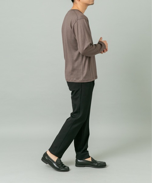 URBAN RESEARCH ROSSO MEN（アーバンリサーチロッソメン）の「『XLサイズあり』ハイクオリティウールロンT（Tシャツ/カットソー・メンズ・ネイビー/グレー系その他/ブラック・X-LARGE/LARGE/MEDIUM）」の12枚目の写真