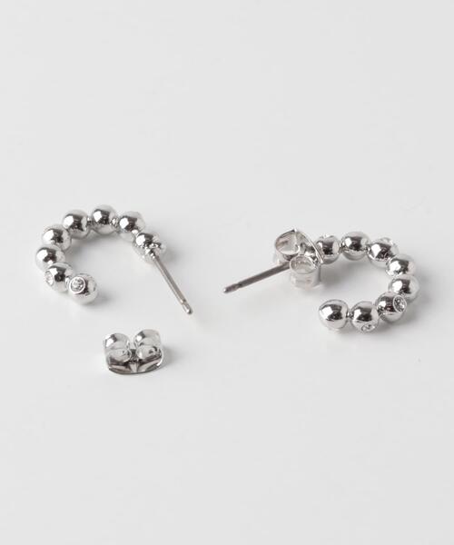 URBAN RESEARCH DOORS(アーバンリサーチドアーズ)の「ボールフープピアス(ピアス(両耳用)・レディース・ゴールド/シルバー・ONE)」の5枚目の写真