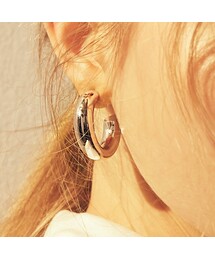 chubby volume hoop earring