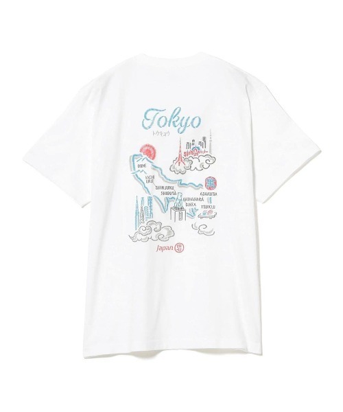 fridge(フリッジ)の「【シジュウナナ】シジュウナナ TOKYO11 T-SHIRT(Tシャツ/カットソー・メンズ・ホワイト/ブラック・MEDIUM/LARGE/X-LARGE/SMALL)」の3枚目の写真