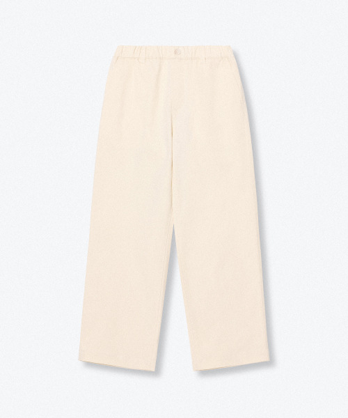 MUSINSA STANDARD KIDS（ムシンサスタンダードキッズ）の「レギュラーフィットバンディングチノパンツ[クリーム]（その他パンツ・レディース・その他・100/110/120/130/140/150/160）」の3枚目の写真