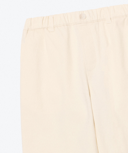 MUSINSA STANDARD KIDS（ムシンサスタンダードキッズ）の「レギュラーフィットバンディングチノパンツ[クリーム]（その他パンツ・レディース・その他・100/110/120/130/140/150/160）」の5枚目の写真