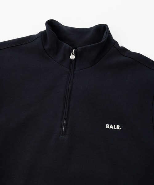 BALR.（ボーラー）の「JP  Q SERIES HALF ZIP（スウェット・メンズ・ブラック・MEDIUM/SMALL/LARGE）」の2枚目の写真