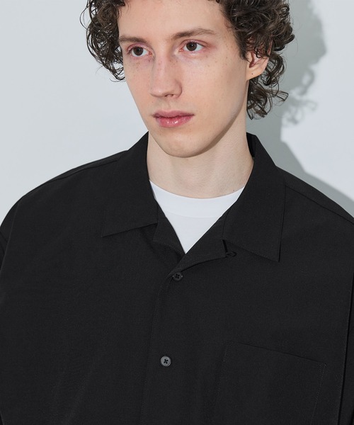 coca（coca）（コカ）の「4way半袖開襟シャツ（シャツ/ブラウス・メンズ・チャコール/ブラック・L/M/XL）」の7枚目の写真