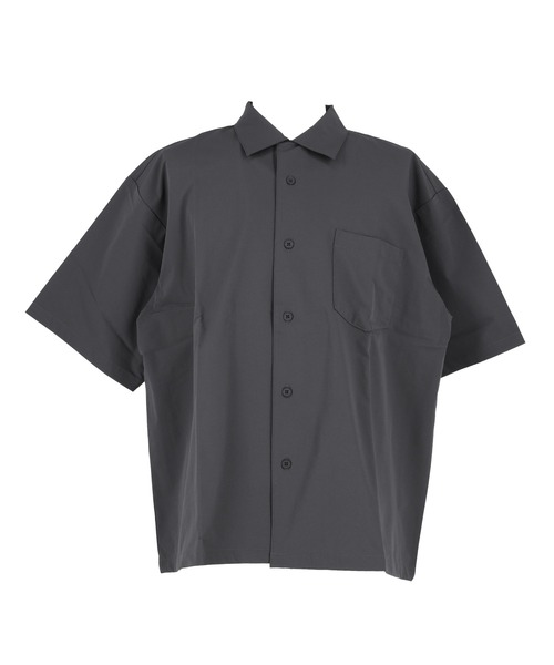 coca（coca）（コカ）の「4way半袖開襟シャツ（シャツ/ブラウス・メンズ・チャコール/ブラック・L/M/XL）」の15枚目の写真