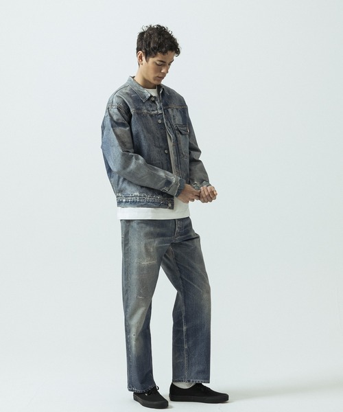 SLICK(スリック)の「【SLICK/スリック】Trompe-l'oeil Denim 1st Type Tracker Jacket/トロンプロイユ1STタイプデニムジャケット/ヴィンテージ/プリントデニム(デニムジャケット・メンズ・インディゴブルー・1/3/2)」の21枚目の写真
