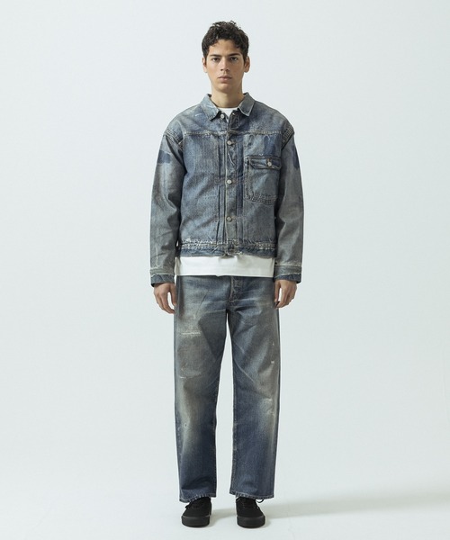 SLICK(スリック)の「【SLICK/スリック】Trompe-l'oeil Denim 1st Type Tracker Jacket/トロンプロイユ1STタイプデニムジャケット/ヴィンテージ/プリントデニム(デニムジャケット・メンズ・インディゴブルー・1/3/2)」の22枚目の写真