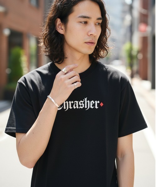 THRASHER（スラッシャー）の「SPITFIRE THE END OATH S/S T-SHIRTS/THRASHER スラッシャー バックプリント 半袖Tシャツ スケーター ストリートユニセックス（Tシャツ/カットソー・メンズ・ホワイト/ブラック・MEDIUM/LARGE/X-LARGE）」の8枚目の写真