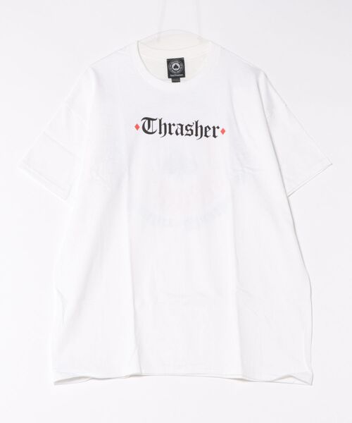 THRASHER（スラッシャー）の「SPITFIRE THE END OATH S/S T-SHIRTS/THRASHER スラッシャー バックプリント 半袖Tシャツ スケーター ストリートユニセックス（Tシャツ/カットソー・メンズ・ホワイト/ブラック・MEDIUM/LARGE/X-LARGE）」の11枚目の写真