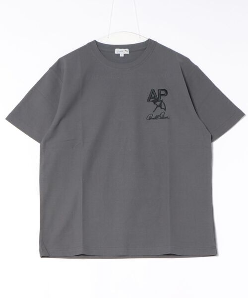 Arnold Palmer（アーノルドパーマー）の「シェア バックロゴ グラフィック Tシャツ（Tシャツ/カットソー・レディース・チャコールグレー/ホワイト/ミント・L/M/S/XS/LL）」の2枚目の写真