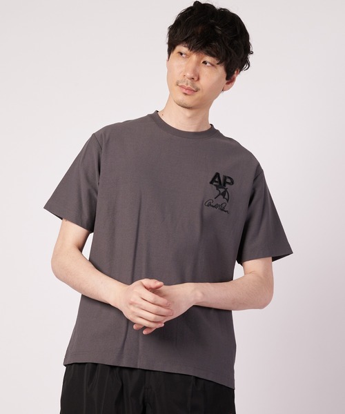Arnold Palmer(アーノルドパーマー)の「シェア バックロゴ グラフィック Tシャツ(Tシャツ/カットソー・レディース・チャコールグレー/ホワイト/ミント・L/M/S/XS/LL)」の2枚目の写真