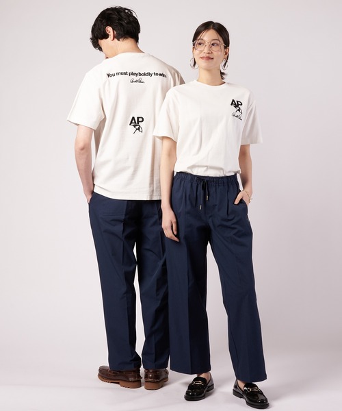 Arnold Palmer(アーノルドパーマー)の「シェア バックロゴ グラフィック Tシャツ(Tシャツ/カットソー・レディース・チャコールグレー/ホワイト/ミント・L/M/S/XS/LL)」の6枚目の写真