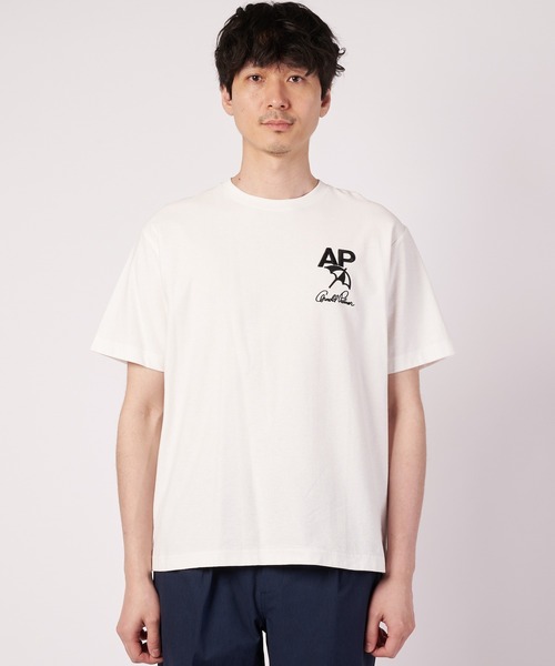 Arnold Palmer(アーノルドパーマー)の「シェア バックロゴ グラフィック Tシャツ(Tシャツ/カットソー・レディース・チャコールグレー/ホワイト/ミント・L/M/S/XS/LL)」の22枚目の写真