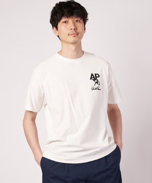 Arnold Palmer(アーノルドパーマー)の「シェア バックロゴ グラフィック Tシャツ(Tシャツ/カットソー・レディース・チャコールグレー/ホワイト/ミント・L/M/S/XS/LL)」の10枚目の写真