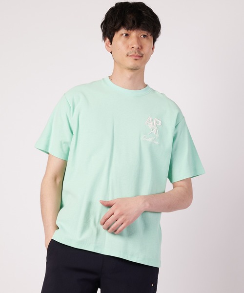 Arnold Palmer(アーノルドパーマー)の「シェア バックロゴ グラフィック Tシャツ(Tシャツ/カットソー・レディース・チャコールグレー/ホワイト/ミント・L/M/S/XS/LL)」の19枚目の写真