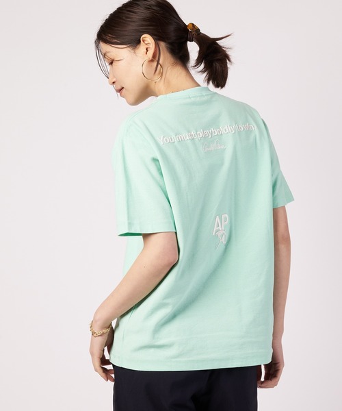 Arnold Palmer(アーノルドパーマー)の「シェア バックロゴ グラフィック Tシャツ(Tシャツ/カットソー・レディース・チャコールグレー/ホワイト/ミント・L/M/S/XS/LL)」の17枚目の写真