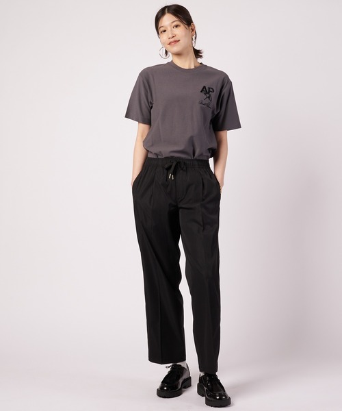 Arnold Palmer(アーノルドパーマー)の「シェア バックロゴ グラフィック Tシャツ(Tシャツ/カットソー・レディース・チャコールグレー/ホワイト/ミント・L/M/S/XS/LL)」の14枚目の写真