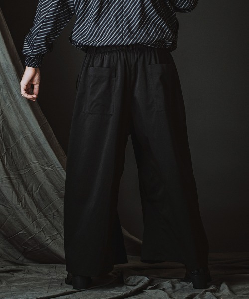 NO ID.（ノーアイディ）の「mp14810-ﾗﾝﾀﾞﾑﾀｯｸﾜｲﾄﾞPT パンツ(458006-437P)（その他パンツ・メンズ・グレー/ブラック・2/1）」の14枚目の写真