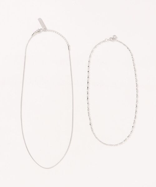 EMODA（エモダ）の「GLINT DOUBLE NC（ネックレス・レディース・シルバー/ゴールド・FREE）」の2枚目の写真