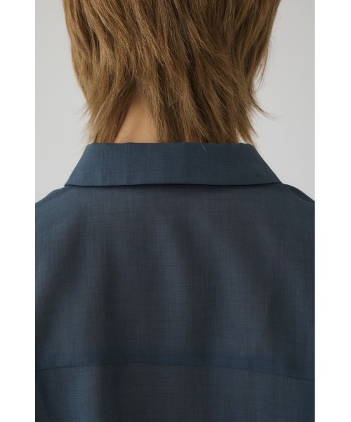 RIM.ARK（リムアーク）の「Hidden detail box shirt ヒドゥン ディテール ボックス シャツ（シャツ/ブラウス・レディース・ブラック/グレー/ベージュ・38/36）」の10枚目の写真
