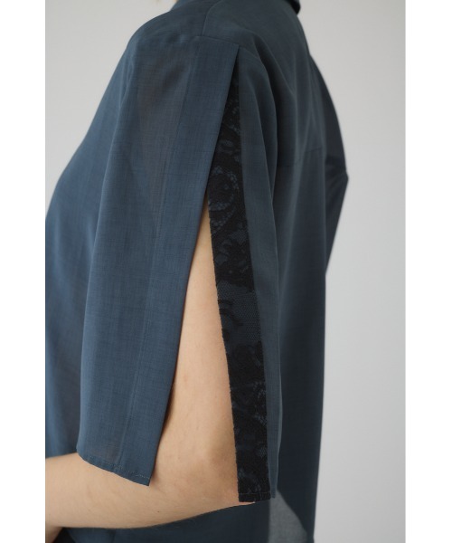 RIM.ARK（リムアーク）の「Hidden detail box shirt ヒドゥン ディテール ボックス シャツ（シャツ/ブラウス・レディース・ブラック/グレー/ベージュ・38/36）」の11枚目の写真