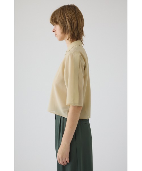 RIM.ARK（リムアーク）の「Hidden detail box shirt ヒドゥン ディテール ボックス シャツ（シャツ/ブラウス・レディース・ブラック/グレー/ベージュ・38/36）」の20枚目の写真