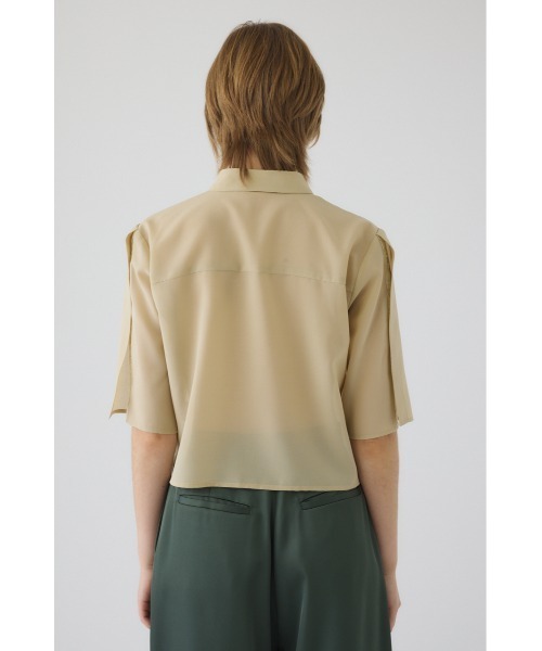 RIM.ARK（リムアーク）の「Hidden detail box shirt ヒドゥン ディテール ボックス シャツ（シャツ/ブラウス・レディース・ブラック/グレー/ベージュ・38/36）」の21枚目の写真