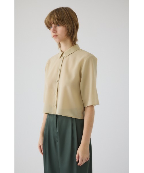 RIM.ARK（リムアーク）の「Hidden detail box shirt ヒドゥン ディテール ボックス シャツ（シャツ/ブラウス・レディース・ブラック/グレー/ベージュ・38/36）」の19枚目の写真