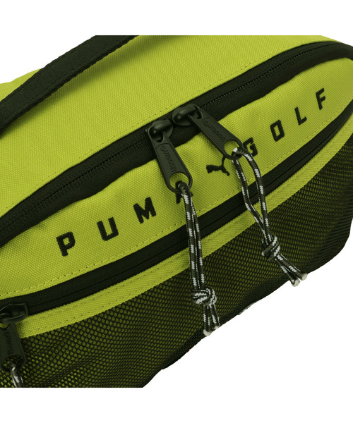 PUMA（プーマ）の「PUMA プーマ ユニセックス ゴルフ PUMA x OUTDOOR PRODUCTS ラウンドポーチ 4.5L（ボディバッグ/ウエストポーチ・メンズ・ピンク系その他/ブラック/ライム・フリー）」の6枚目の写真