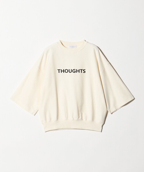 A DAY IN THE LIFE UNITED ARROWS(アデイインザライフユナイテッドアローズ)の「バックウラケ プリントプルオーバー 7分袖 <A DAY IN THE LIFE>(Tシャツ/カットソー・レディース・オフホワイト/ライム/ライトグレー/ロイヤルブルー・FREE)」の3枚目の写真