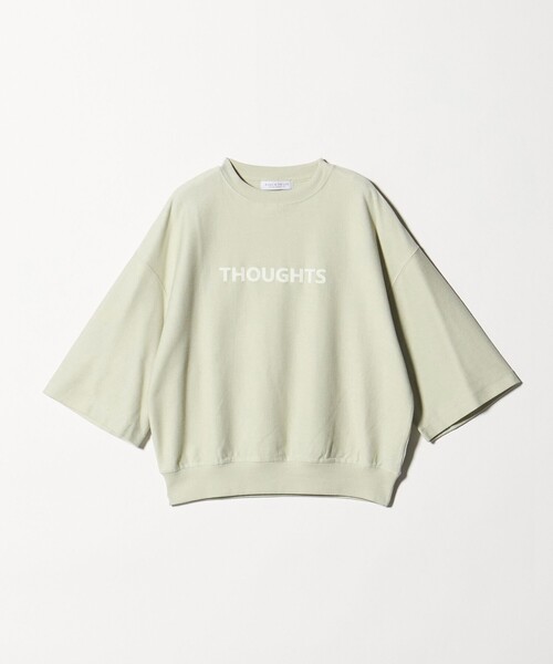 A DAY IN THE LIFE UNITED ARROWS(アデイインザライフユナイテッドアローズ)の「バックウラケ プリントプルオーバー 7分袖 <A DAY IN THE LIFE>(Tシャツ/カットソー・レディース・オフホワイト/ライム/ライトグレー/ロイヤルブルー・FREE)」の2枚目の写真